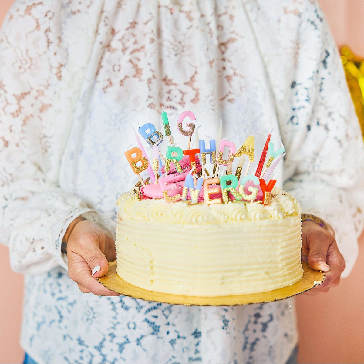 Big Birthday Energy Glitter Birthday Candle Set Otarealm