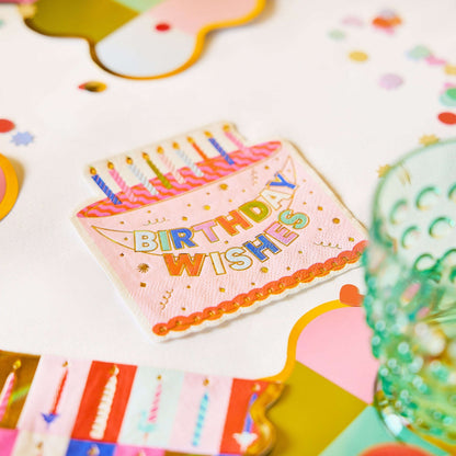 Birthday Wishes Napkins (20 count) Otarealm