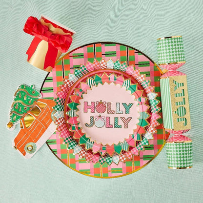Christmas Plaid Holiday Placemats (10 count) Otarealm