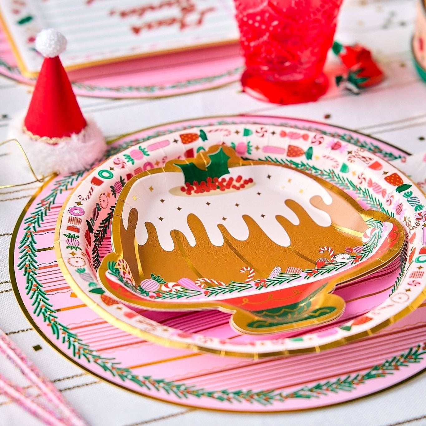 Holiday Holly Placemats (10 Count)