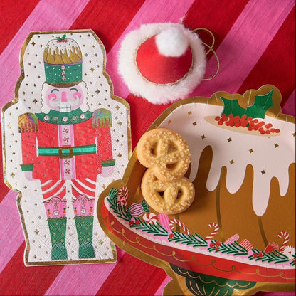 Holiday Bundt Cake Dessert Plates (10 count) Otarealm