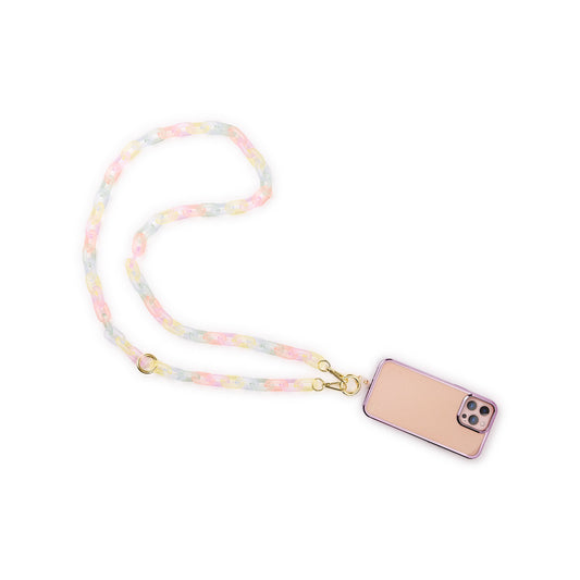 Link Up Frosted Rainbow Phone Chain