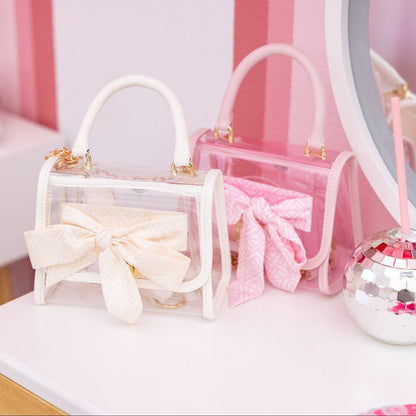 Bow On The Go Clear Crossbody Handbag
