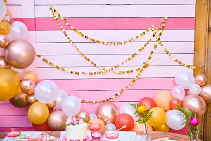 Metallic Confetti Garland