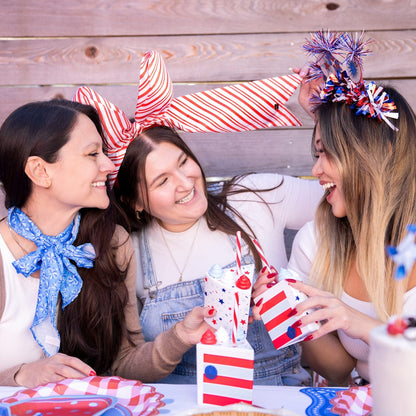 Stars & Sips Patriotic Cake Sippers (set of 6)