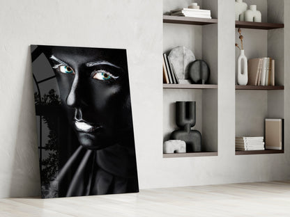 Female Portrait 11 Glass Wall Art