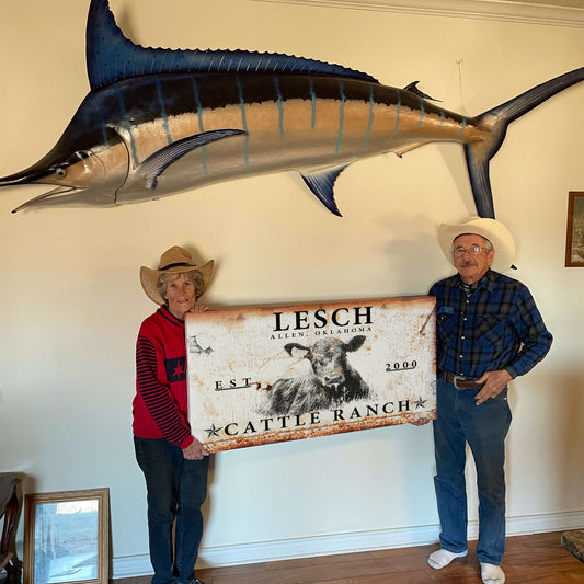 Cattle Ranch Sign