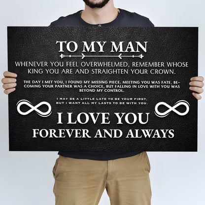 To My Man Father's Day Gift Sign II