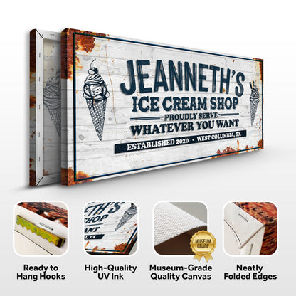 Ice Cream Shop Sign