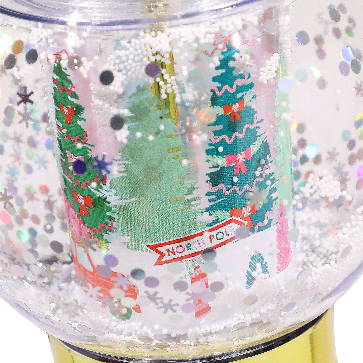 Holiday Snow Globe Sipper (Christmas Cup) Otarealm