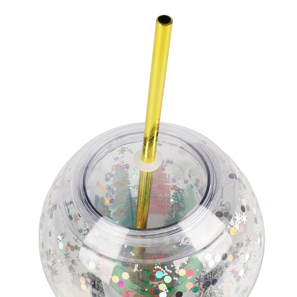 Holiday Snow Globe Sipper (Christmas Cup) Otarealm
