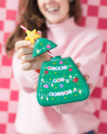Merry Christmas Tree Sipper (set of 1, 6, or 12)