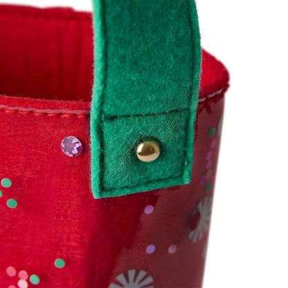 Holiday Spirit Confetti Wine Bag Otarealm