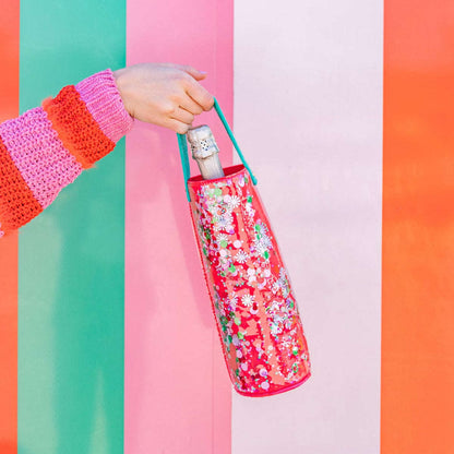 Holiday Spirit Confetti Wine Bag Otarealm