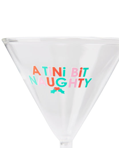 Tini Bit Naughty Martini Glass