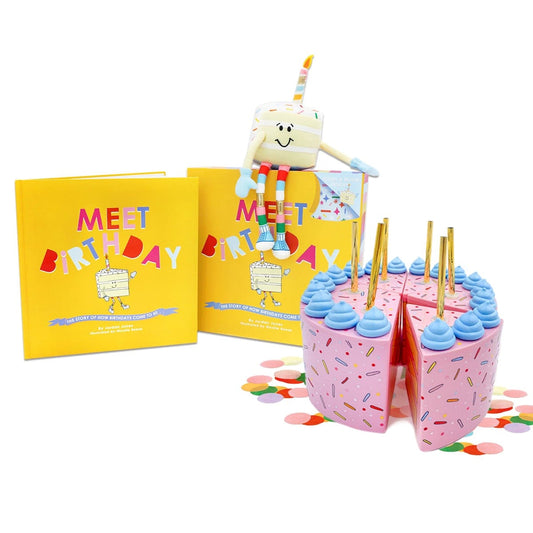 Meet Birthday Book & Cake Sipper Bundle