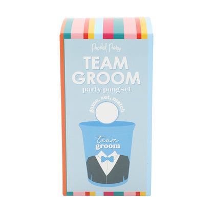 Team Bride vs. Team Groom Bachelorette & Wedding Shower Pong Set (12ct)