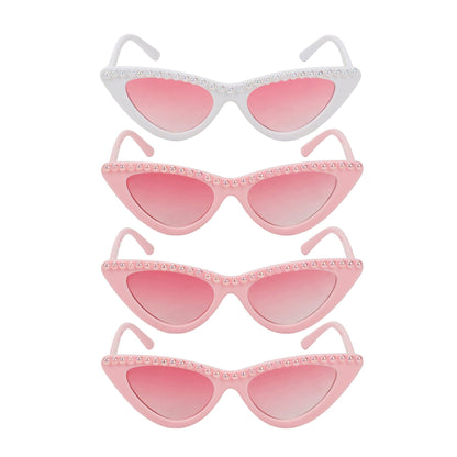 Bride & Babes Bachelorette & Wedding Novelty Glasses (4 ct)
