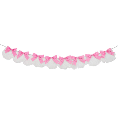 Glitter Bows & Fringe Reusable Party Garland