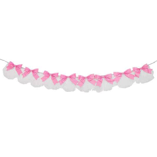 Glitter Bows & Fringe Reusable Party Garland