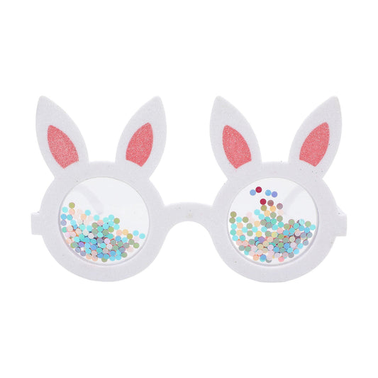 Hop-To-It Confetti Novelty Glasses (Single or Set of 4)
