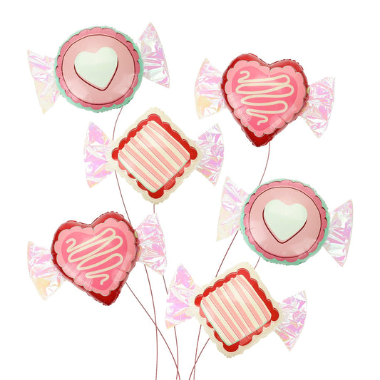 Candy Heart Balloons (6 ct) Otarealm