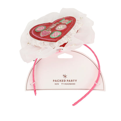 Sweet Treats Heart Novelty Headband (Single or Set of 4)