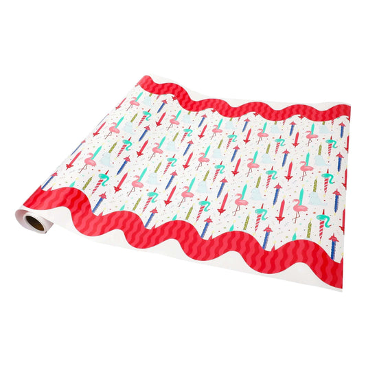 Party Parade Paper Table Runner (25 ft, cut to fit)