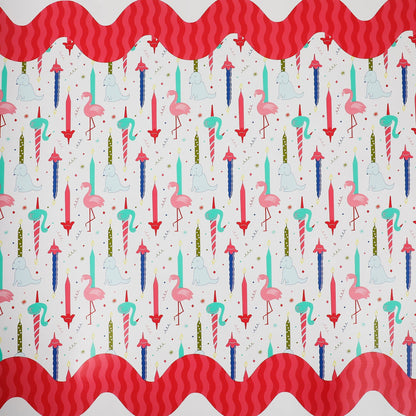 Party Parade Paper Table Runner (25 ft, cut to fit)