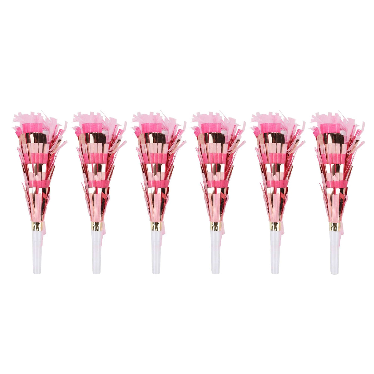 Pop of Pink Confetti Party Blowers (6 ct) Otarealm