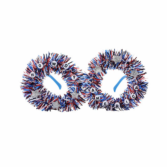 Howdy America Novelty Glasses (Single or Set of 4)