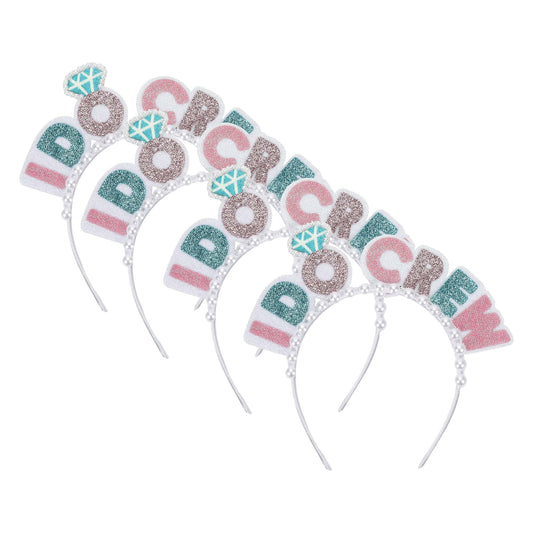 I Do Crew Novelty Headband Set (4ct)