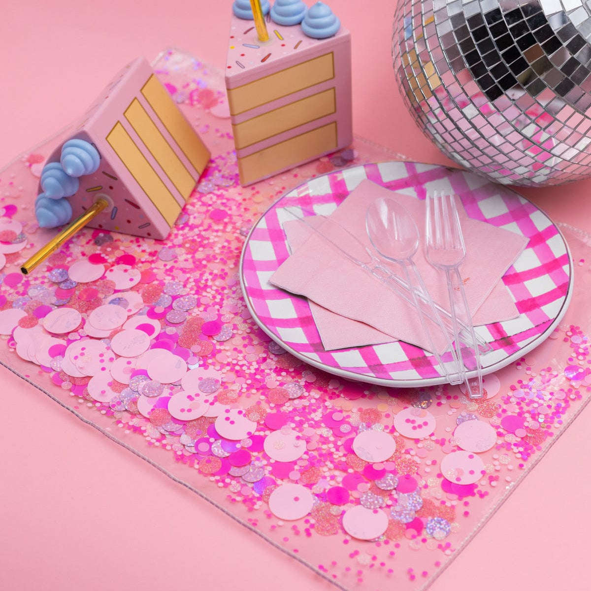 Multi-Use Confetti Desk Mat and Placemat Otarealm
