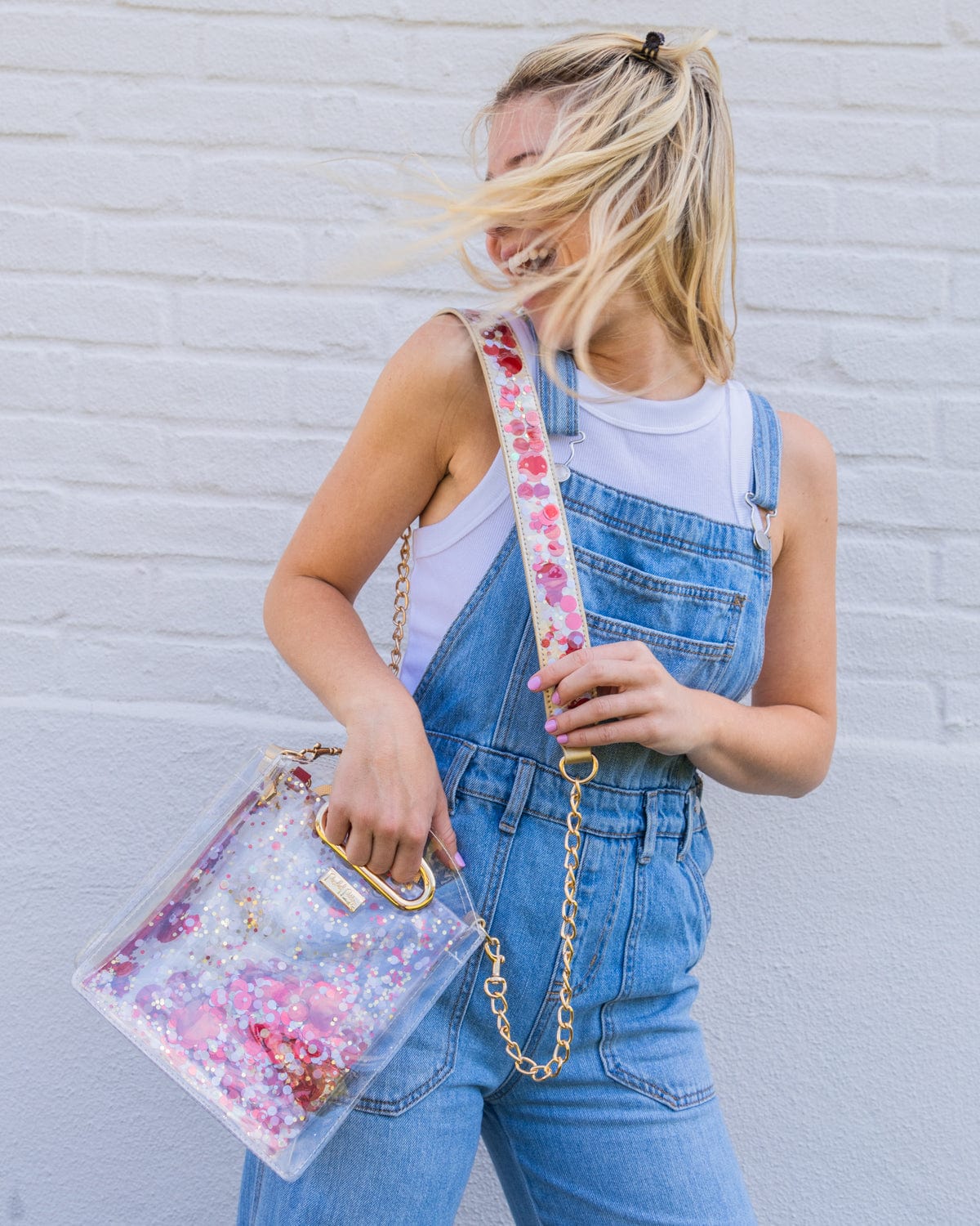 Cooper Crossbody Stadium-Approved Clear Bag