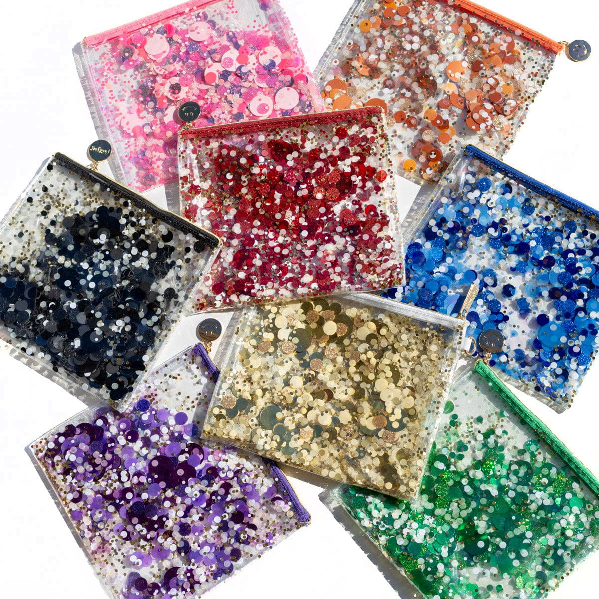 Good As Gold Confetti Everything Pouch