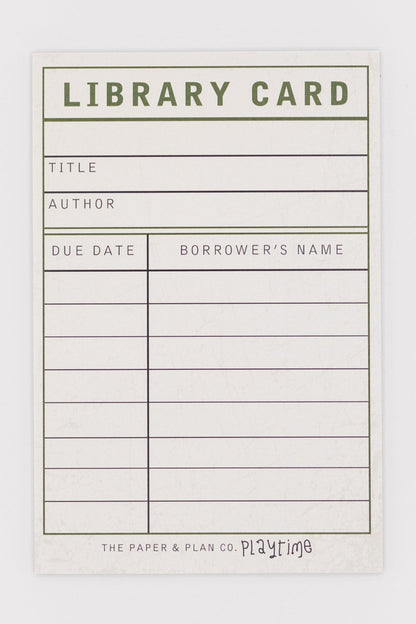 Library Card Playtime Pad®