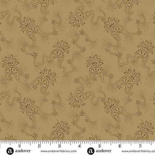 Parchment Filigree Fredericksburg Revisited 108" Cotton Wideback Fabric per yard