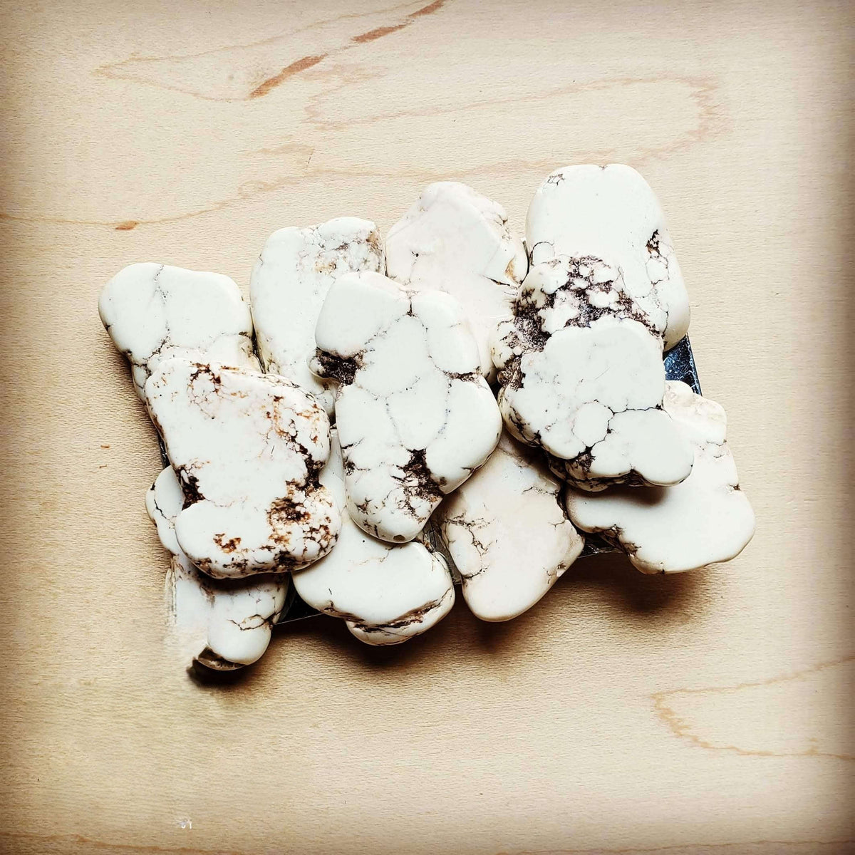 White Turquoise Slab Belt Buckle Medium Size 902m Otarealm
