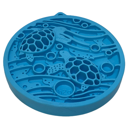 Turtle eMat-Mini Lick Mat with Suction Cups - Small Dogs & Cats | USA