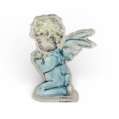 "Tiny Wings II" Angel Acrylic Tabletop Art