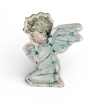 "Tiny Wings III" Angel Acrylic Tabletop Art