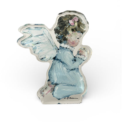 "Tiny Wings IV" Angel Acrylic Tabletop Art