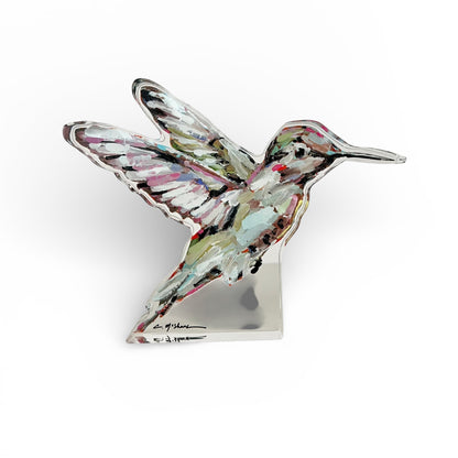 Hummingbird Acrylic Tabletop Art