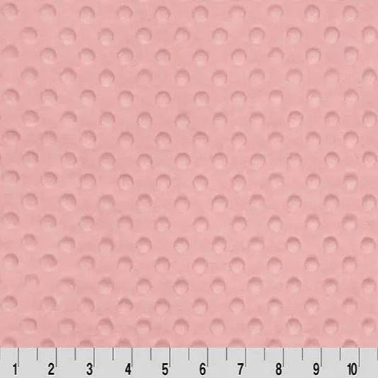 Pink Blush Cuddle Dimple Fabric per yard