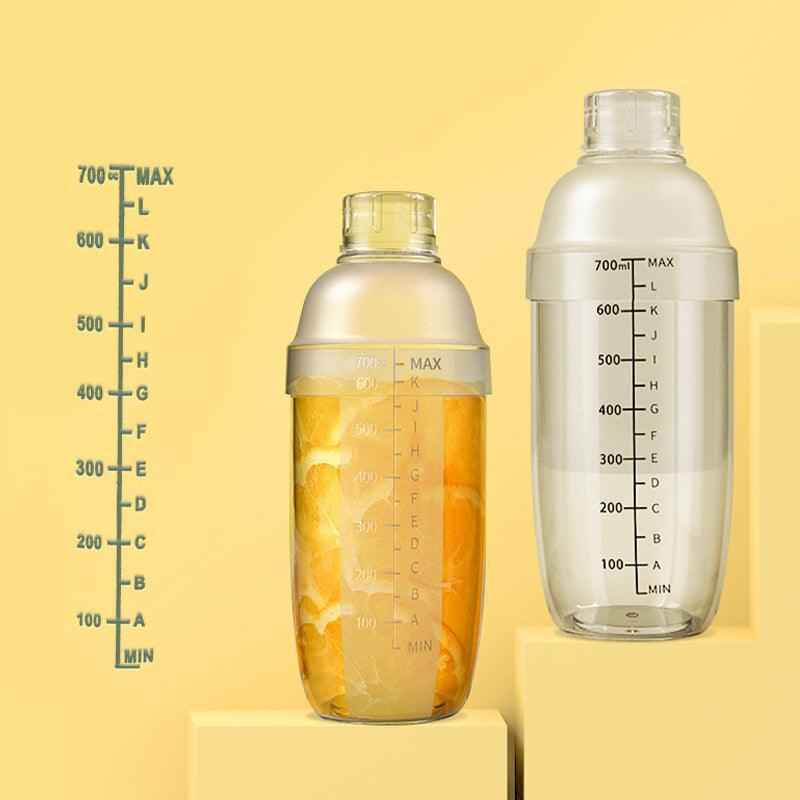 Cocktail Shaker Drink Mixer Food Grade Plastic Ergonomic Design Modern Home Bar Accessory Everyday Bartending Appliance