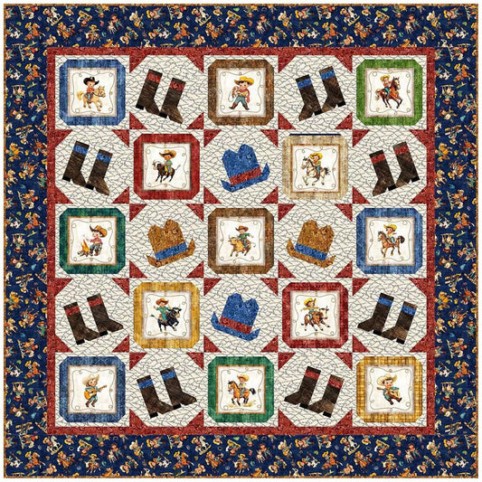 QT Fabrics - Yippie Ki Yay! Ready To Ride Pattern