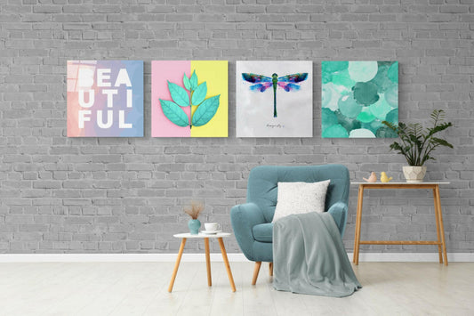 Beauty Quadro Glass Wall Art
