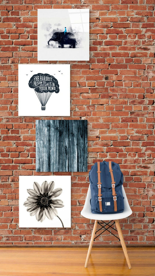Consciousness Quadro Glass Wall Art