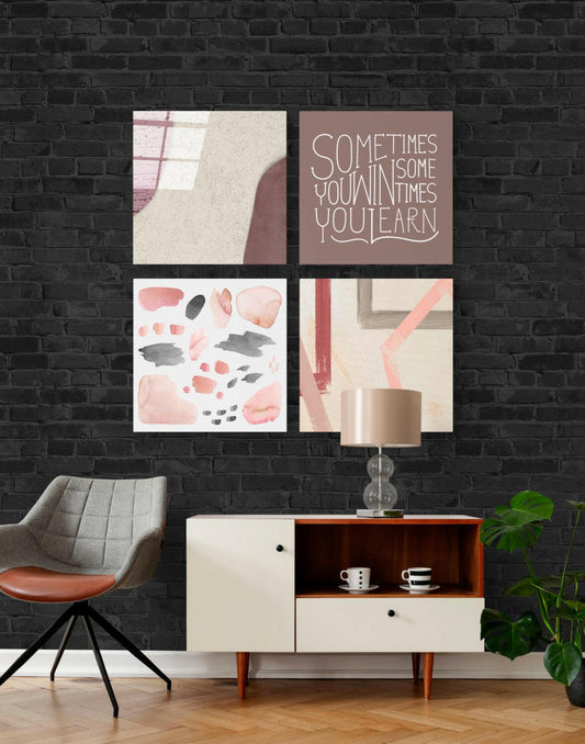 Sometimes Quadro Glass Wall Art