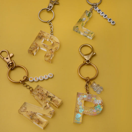 Large Alphabet Letter Charm Silicone Mold Resin Craft DIY